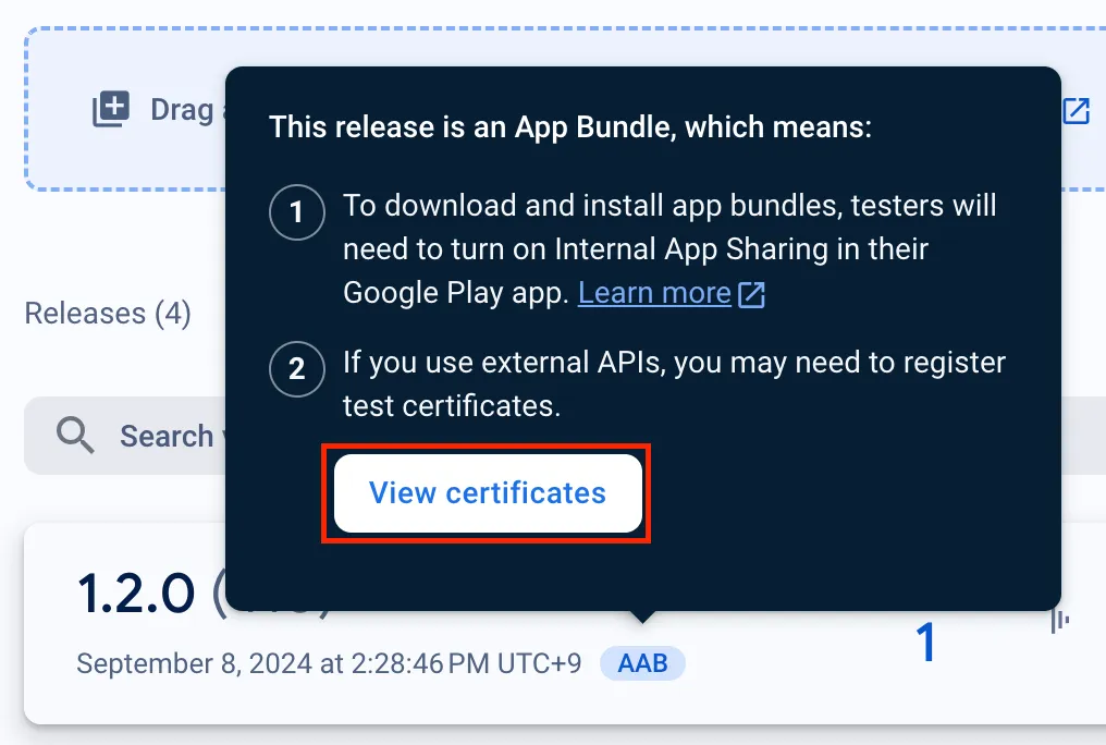 AppDistribution AAB