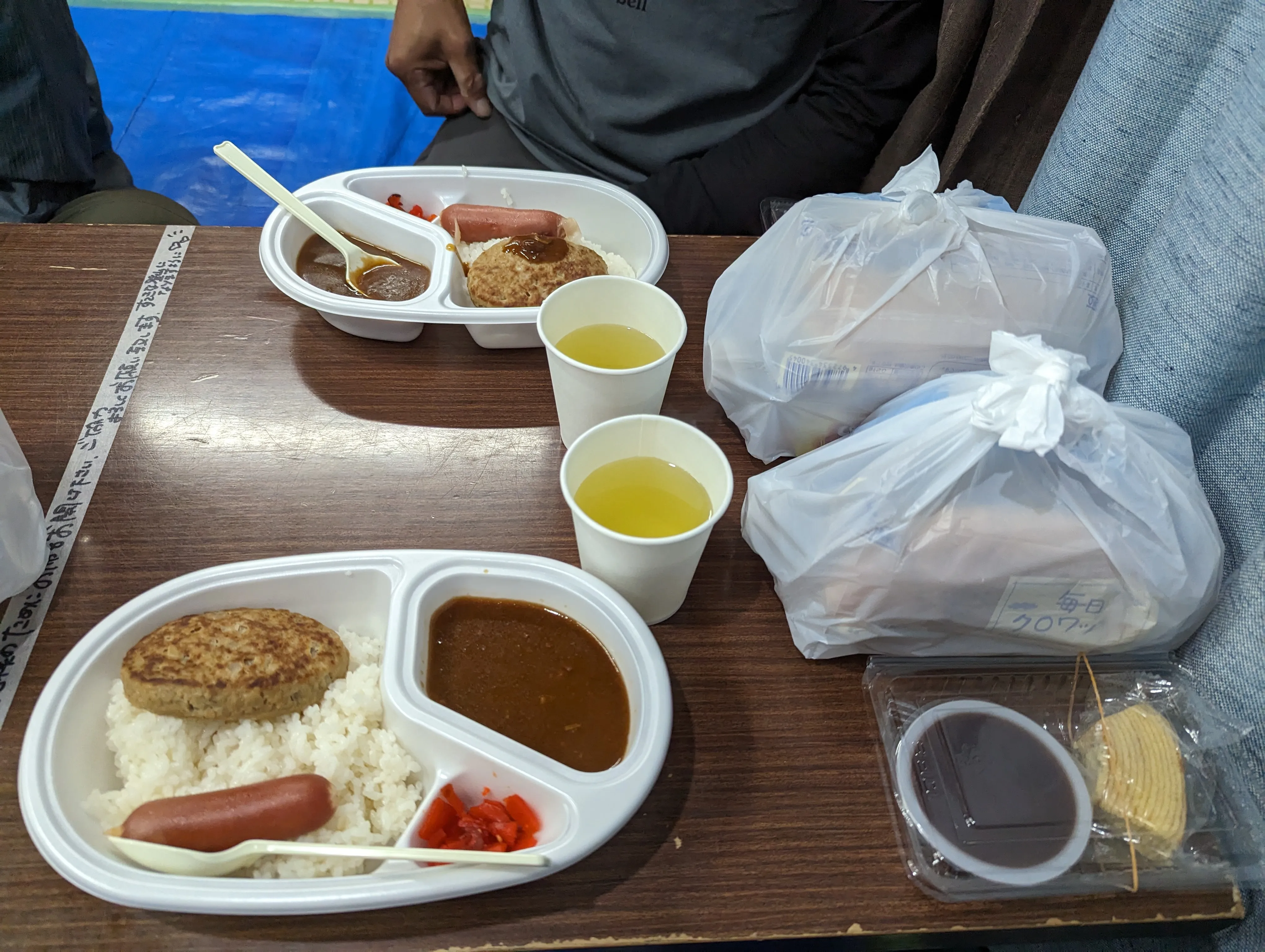 白雲荘の夕食