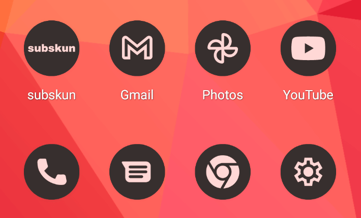 red icons