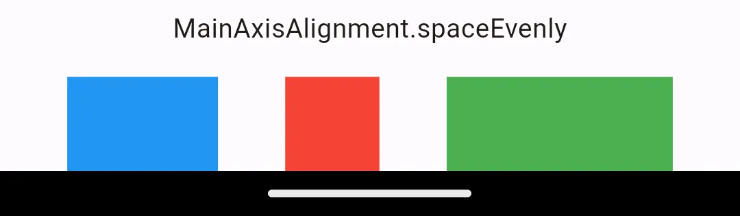 SpaceEvenly