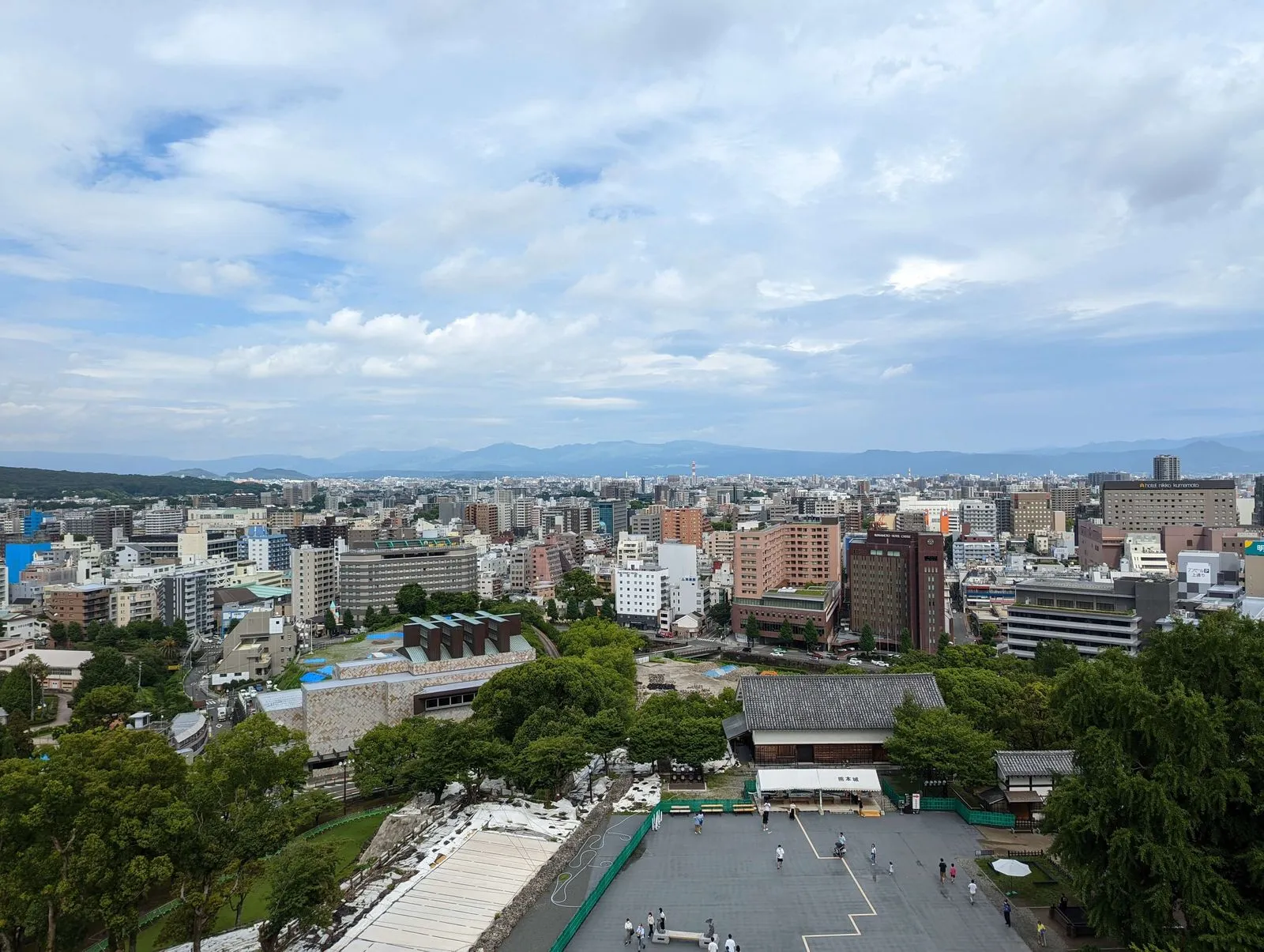 天守閣からの風景