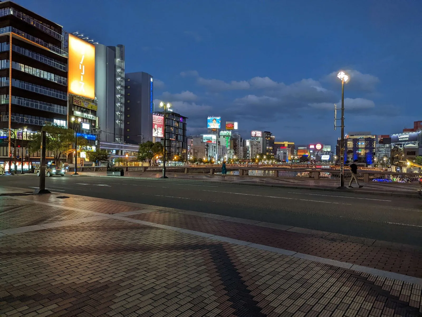 中洲からの風景