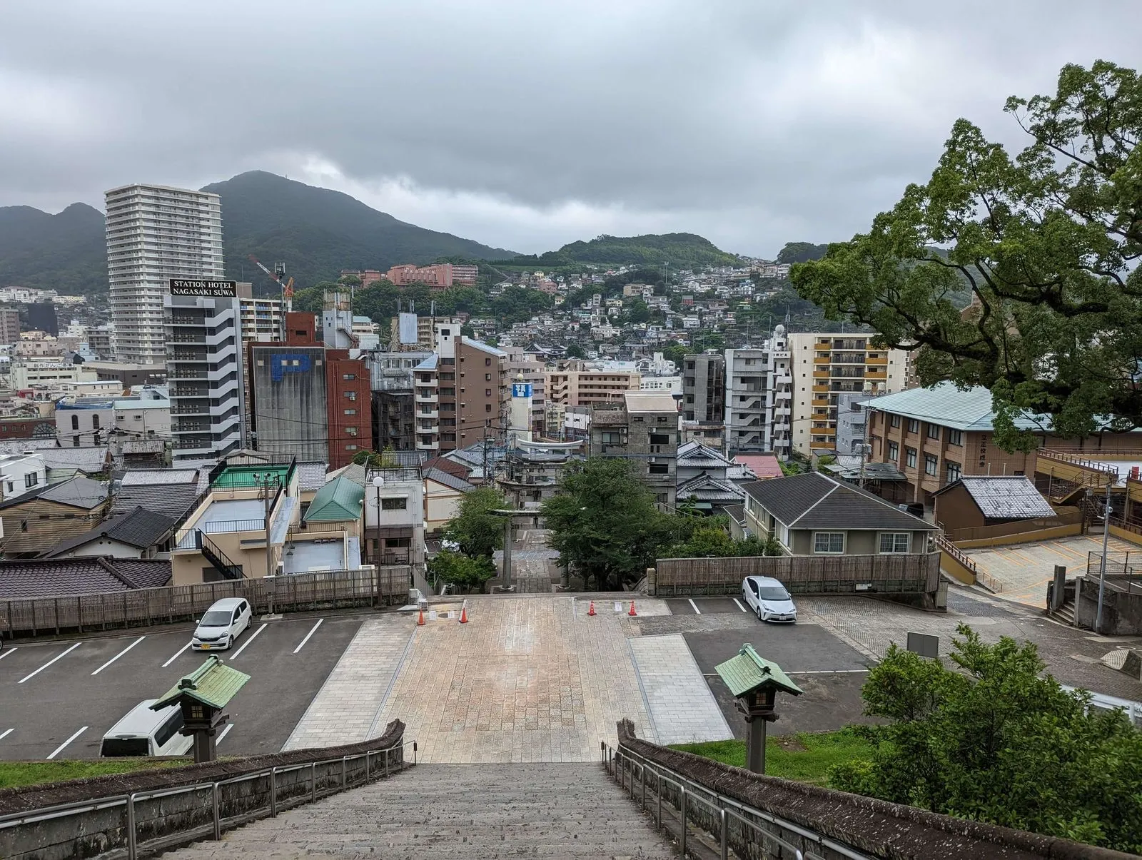 諏訪神社からの景色