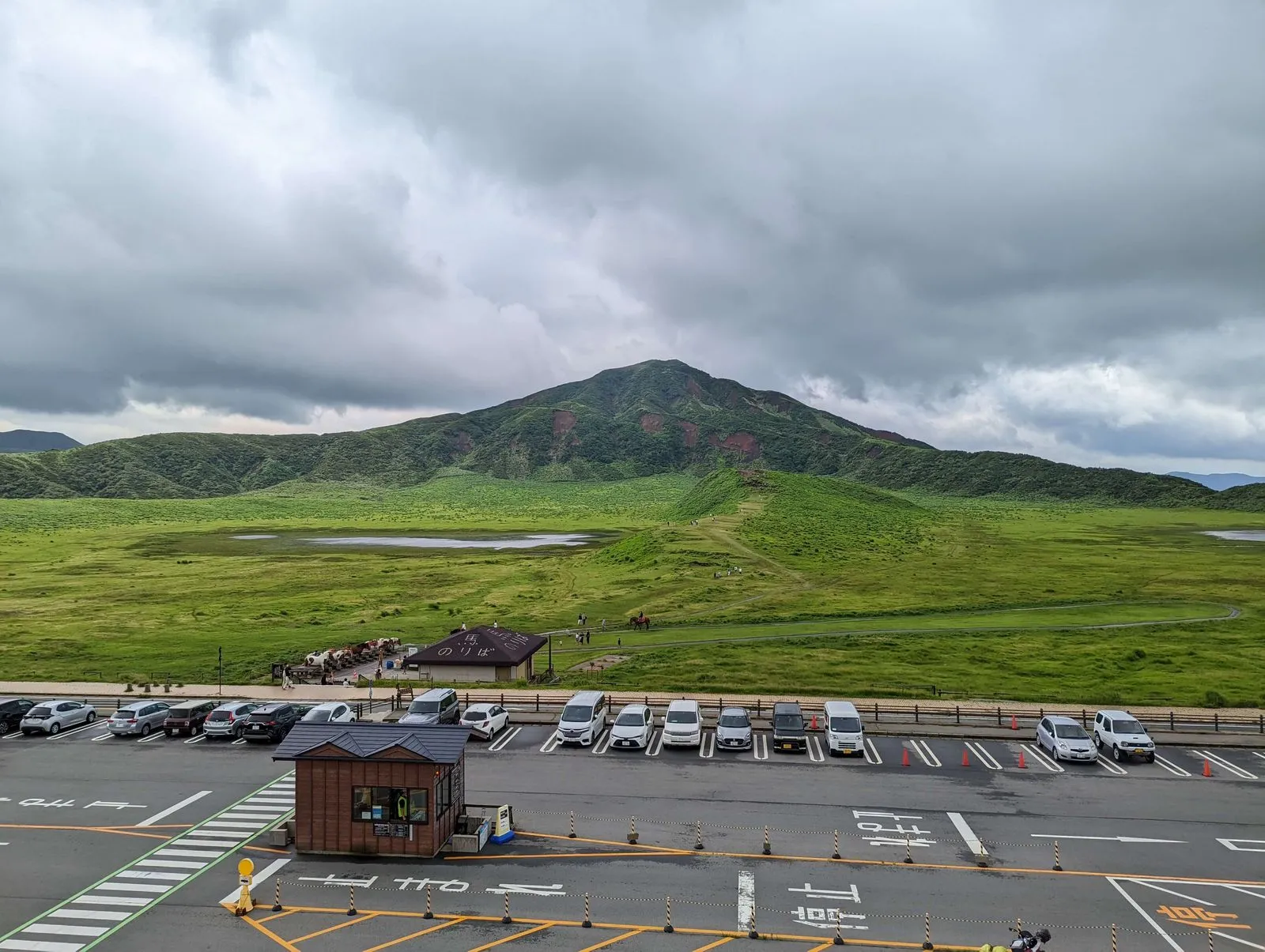 火山博物館からの景色